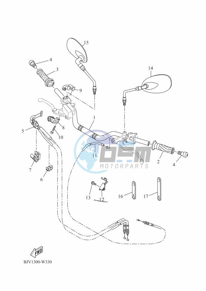 STEERING HANDLE & CABLE