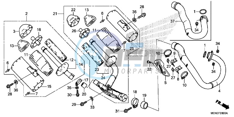 EXHAUST MUFFLER