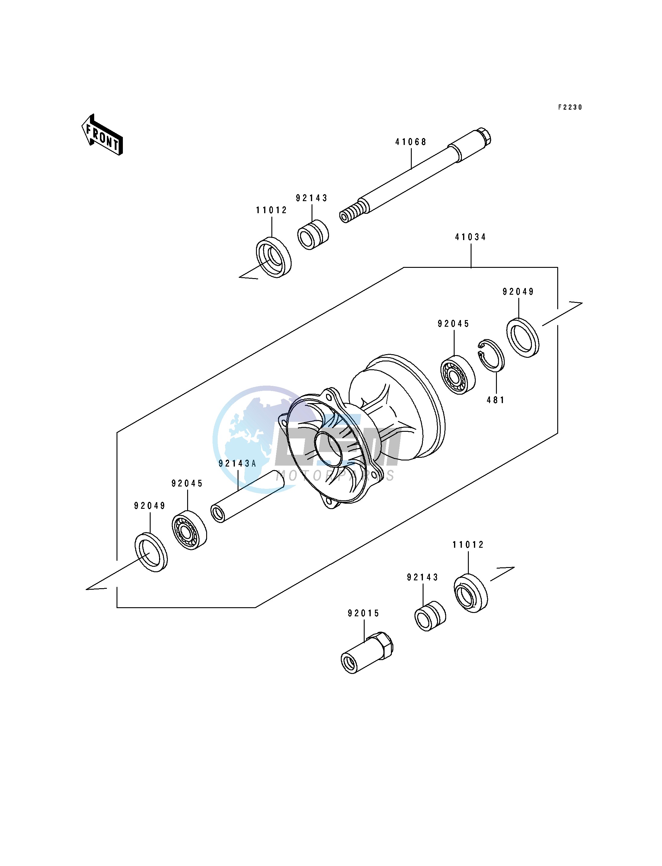 FRONT HUB