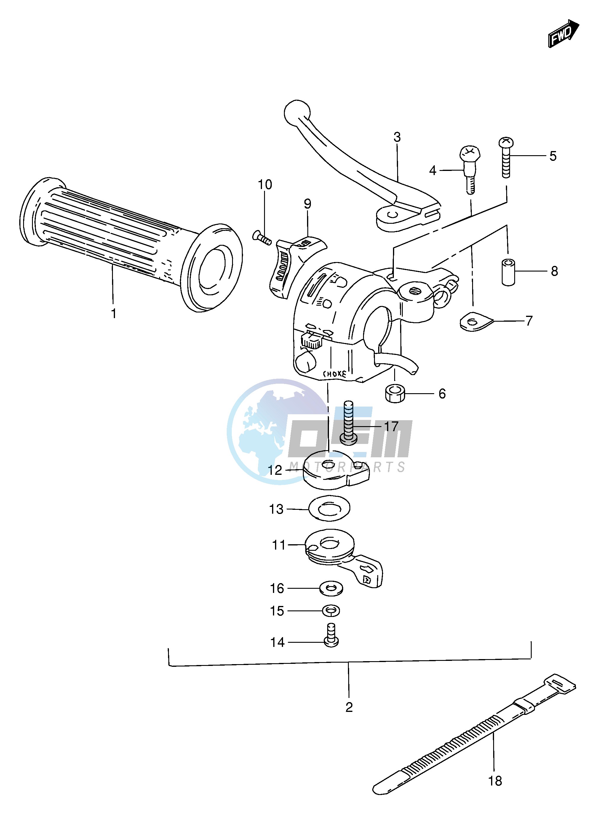 LEFT HANDLE SWITCH (E6, E9, E10, E24, E26)