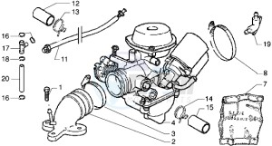 Runner 180 VXR drawing Carburettor