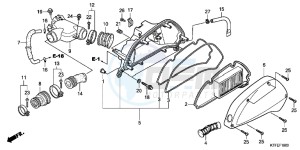 SH125RC drawing AIR CLEANER