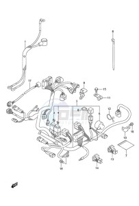 DF 9.9B drawing Harness Remote Control