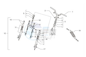 Ark LC Blue-Matt Black 250 drawing Suspensions