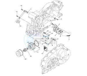 XP T-MAX 500 drawing OIL PUMP