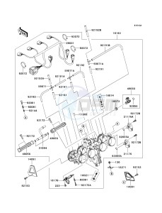 ZR 1000 A [Z1000] (A1-A3) drawing THROTTLE-- A2_A3- -