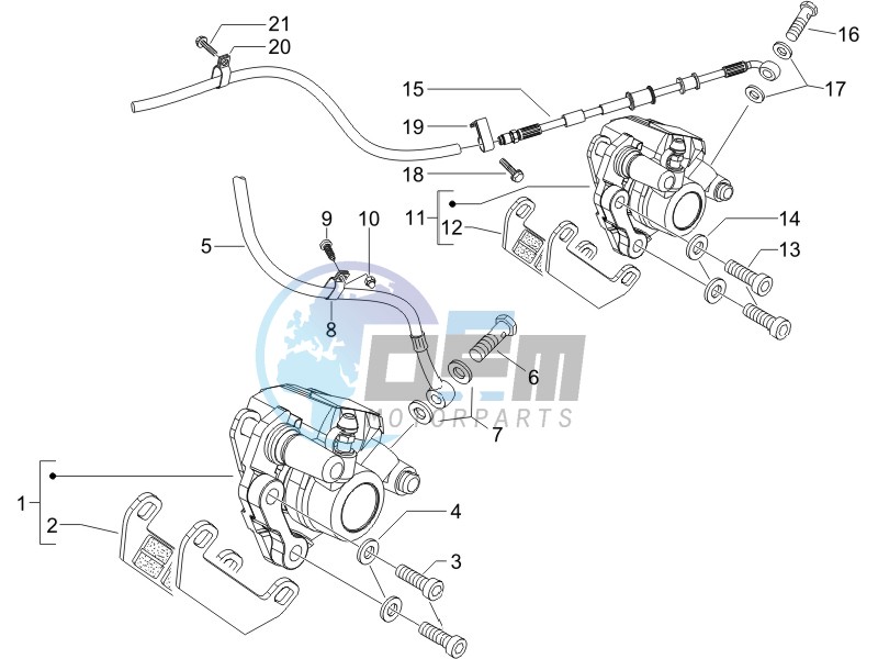 Brakes hose  - Calipers