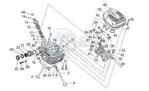 MGS-01 Corsa 1200 1380 drawing Cylinder head and valves