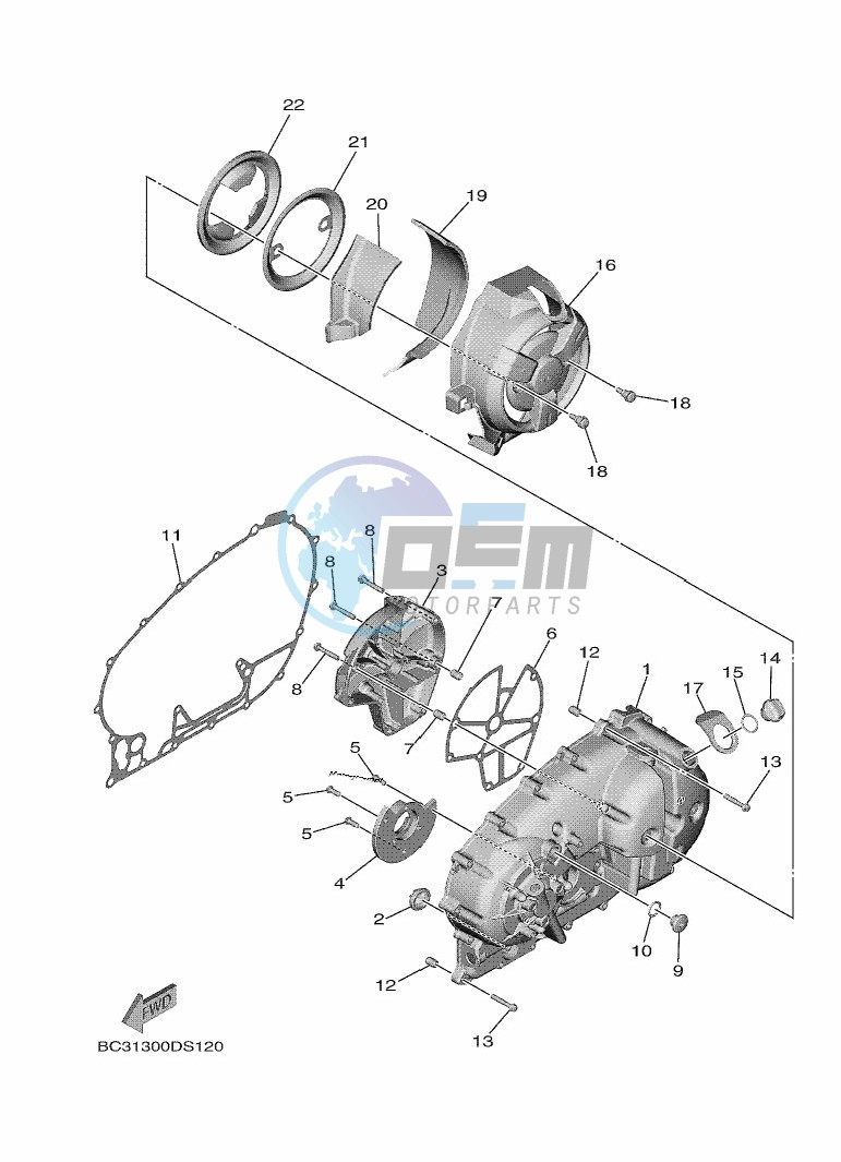 CRANKCASE COVER 1