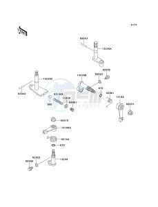 KAF 620 A6 [MULE 2510 4X4] (A6) [MULE 2510 4X4] drawing GEAR CHANGE MECHANISM