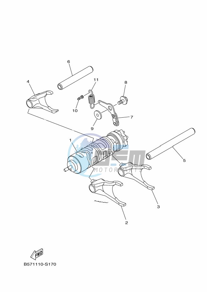 SHIFT CAM & FORK