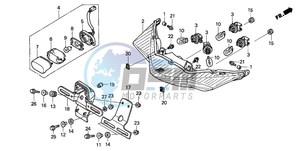 REAR COMBINATION LIGHT (E,ED,EK,F)