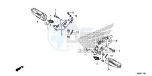 CRF125FE CRF125F Europe Direct - (ED) drawing STEP