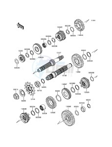 KLX250 KLX250SHF XX (EU ME A(FRICA) drawing Transmission