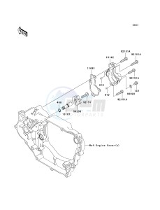 KSF 450 B [KFX450R MONSTER ENERGY] (B8F-B9FB) B9FB drawing WATER PUMP