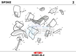 SPIKE-50-GREY drawing COWLING