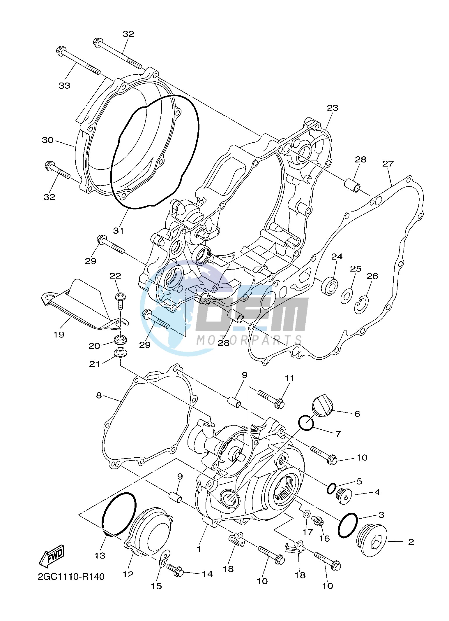 CRANKCASE COVER 1