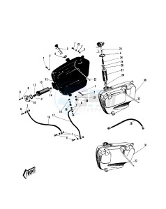 W1 W2 TT SS [COMMANDER) (TT-SS ) 650 [COMMANDER) drawing OIL TANK