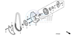 SH1259 France - (F / CMF) drawing OIL PUMP