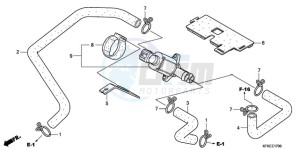 VTR2509 ED / LL MK drawing AIR INJECTION VALVE