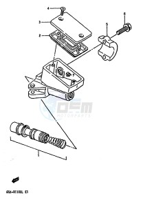 GSX-R1100 (K-L) drawing FRONT MASTER CYLINDER