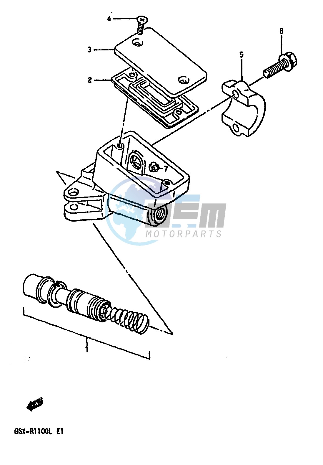 FRONT MASTER CYLINDER