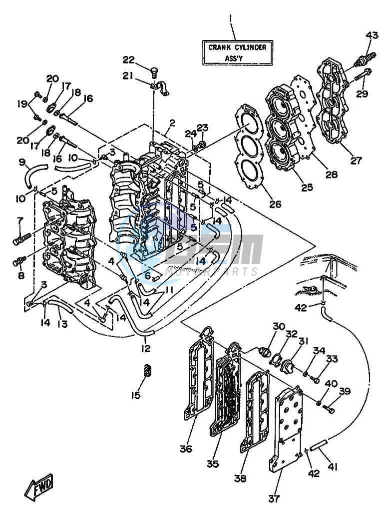 CYLINDER--CRANKCASE