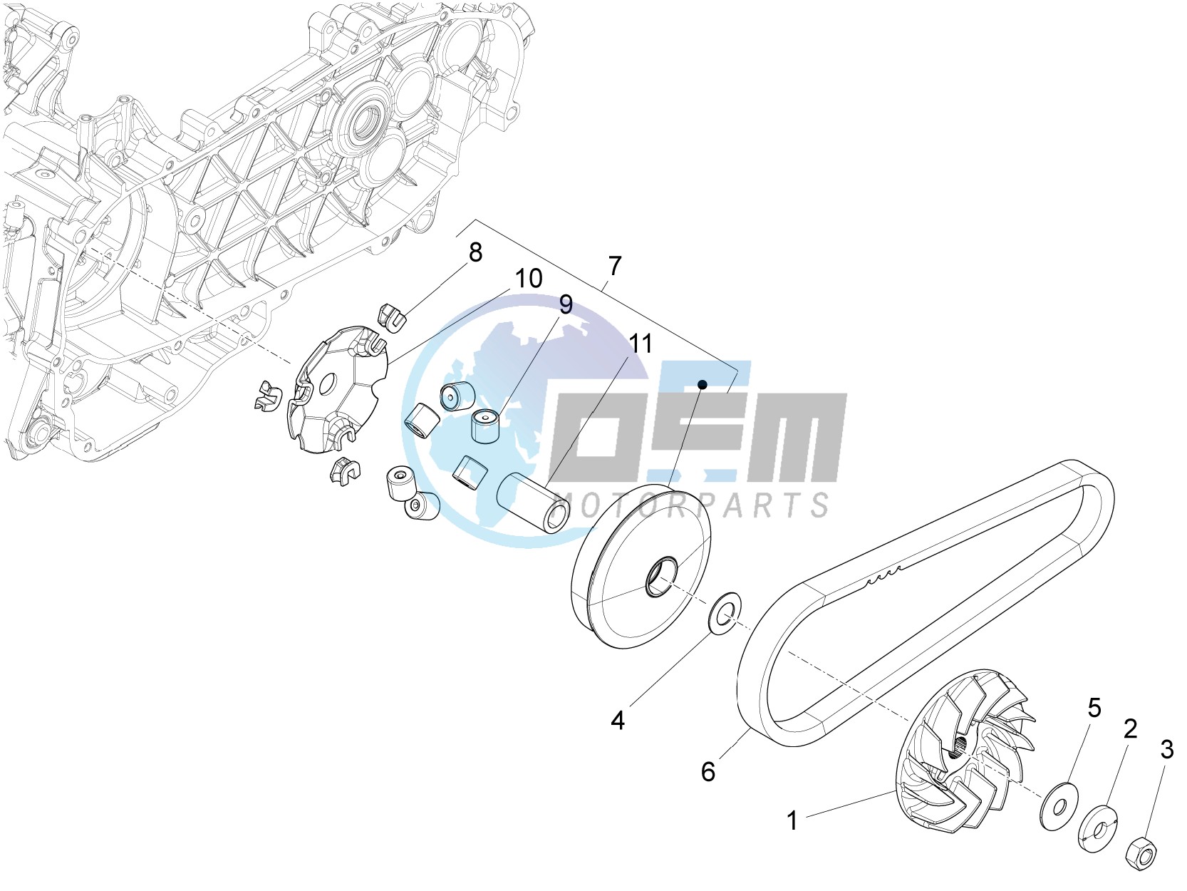 Driving pulley