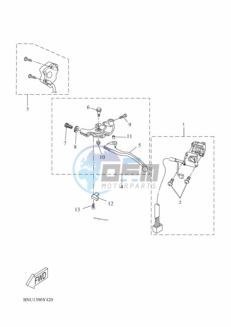 HANDLE SWITCH & LEVER