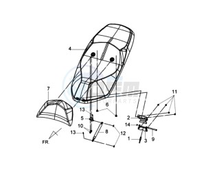 JOYMAX 125i drawing BUDDYSEAT