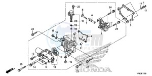 TRX500FA5F TRX500FA Europe Direct - (ED) drawing MAIN VALVE BODY