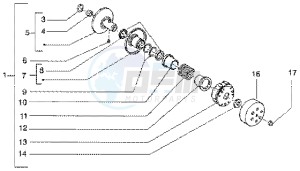 Runner 50 SP drawing Driven pulley