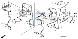 SH300AR9 UK - (E / ABS MKH SPC TBX) drawing RR. BRAKE HOSE/BRAKE PIPE