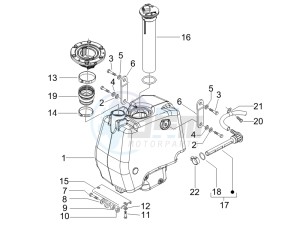 Runner 125 VX 4t SC e3 drawing Fuel Tank