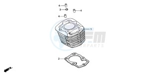 NX125 drawing CYLINDER