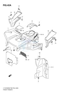 LT-A750X (P28-P33) drawing FRONT FENDER (MODEL L0)