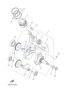 YBR125E (4P2T) drawing CRANKSHAFT & PISTON