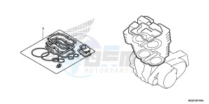 CB500FAE CB500F ABS UK - (E) drawing GASKET KIT A