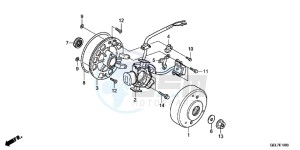 CRF50FD CRF50F Europe Direct - (ED) drawing GENERATOR