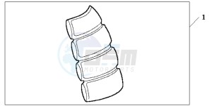 CBF1000 drawing TANK PAD 2