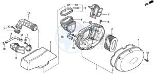 NV750C2 drawing AIR CLEANER