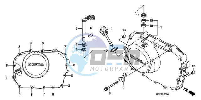 RIGHT CRANKCASE COVER