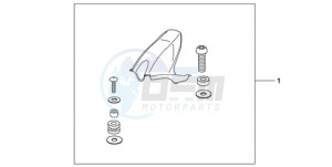 CBR1000RAA Europe Direct - (ED / ABS) drawing CARBON FIBER HUGGER