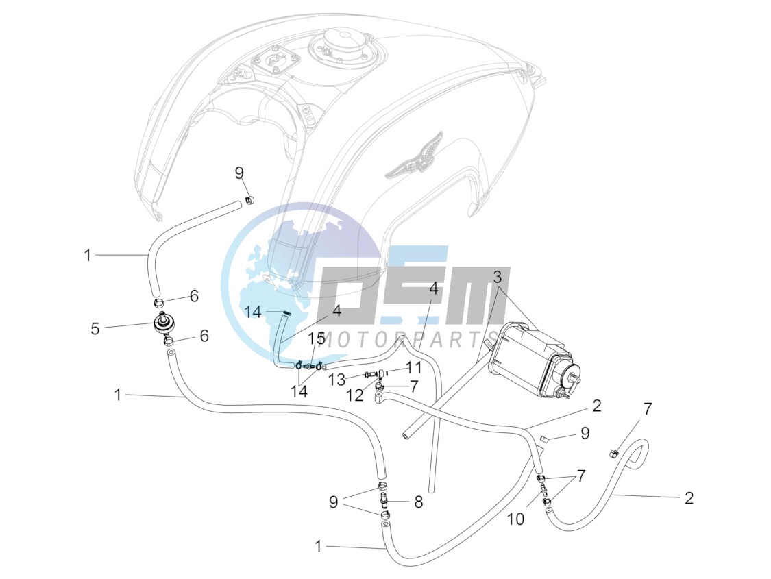 Fuel vapour recover system