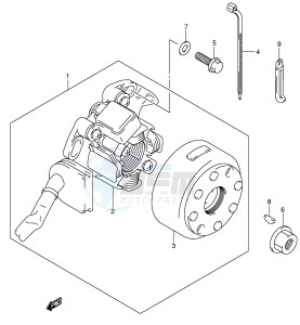 RM250 (E3-E28) drawing MAGNETO (MODEL K1 K2 K3 K4)