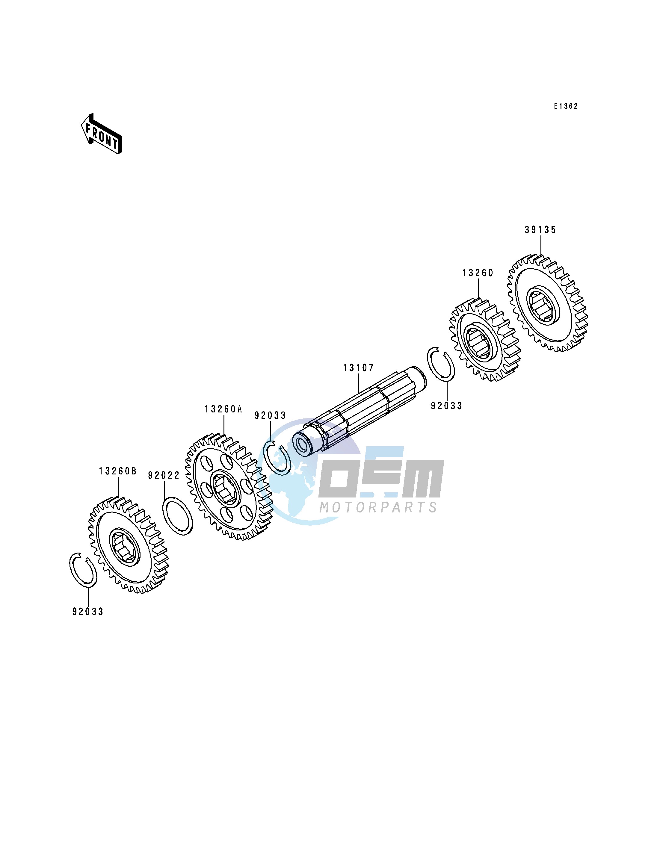 GEAR CHANGE DRUM_SHIFT FORK-- S- -