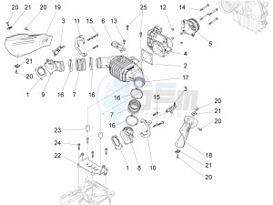 California 1400 Touring ABS USA-CND 1380 drawing Throttle body