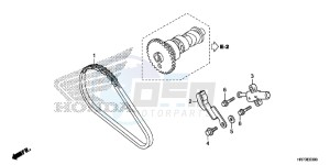 TRX420FA6F TRX420F Australia - (U) drawing CAM CHAIN/ TENSIONER