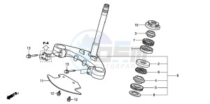 XL125V VARADERO drawing STEERING STEM