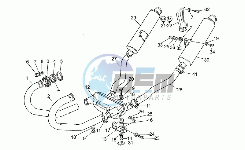 Exhaust unit